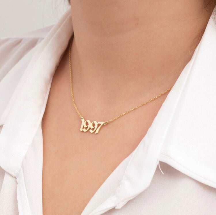 Date & Year Necklaces