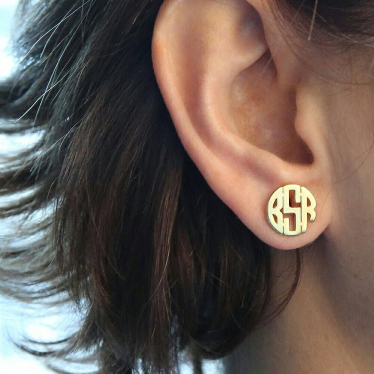 Initial Earrings
