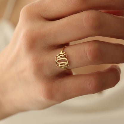 'Heritage' Monogram Signet Ring