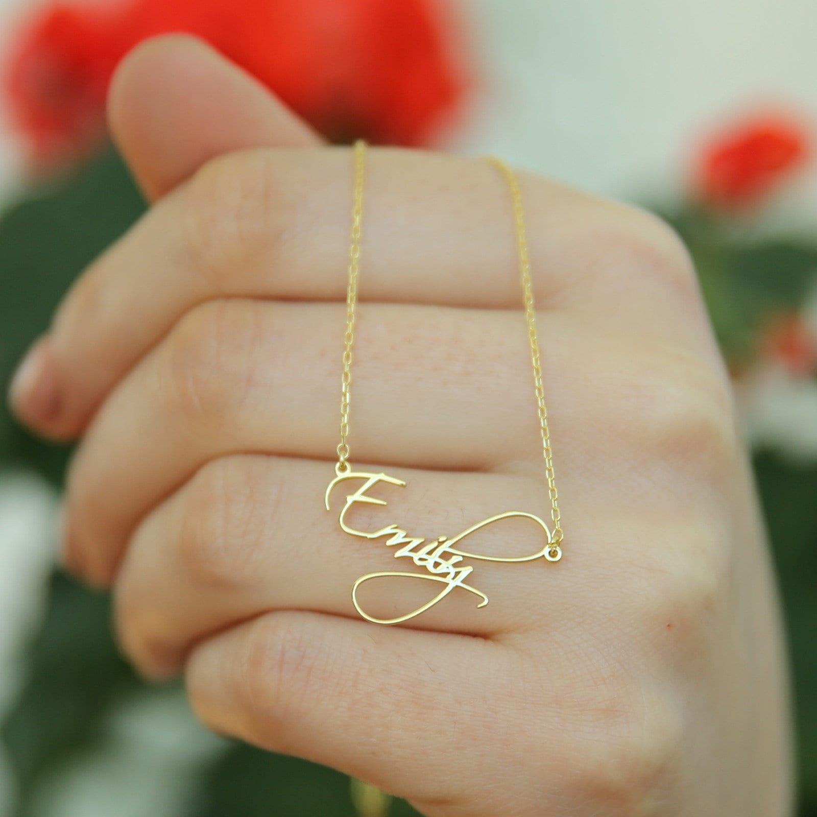 14k Solid Gold Name Necklace,Gift For Her,Name Necklace,Personalized selling Necklace,JX11