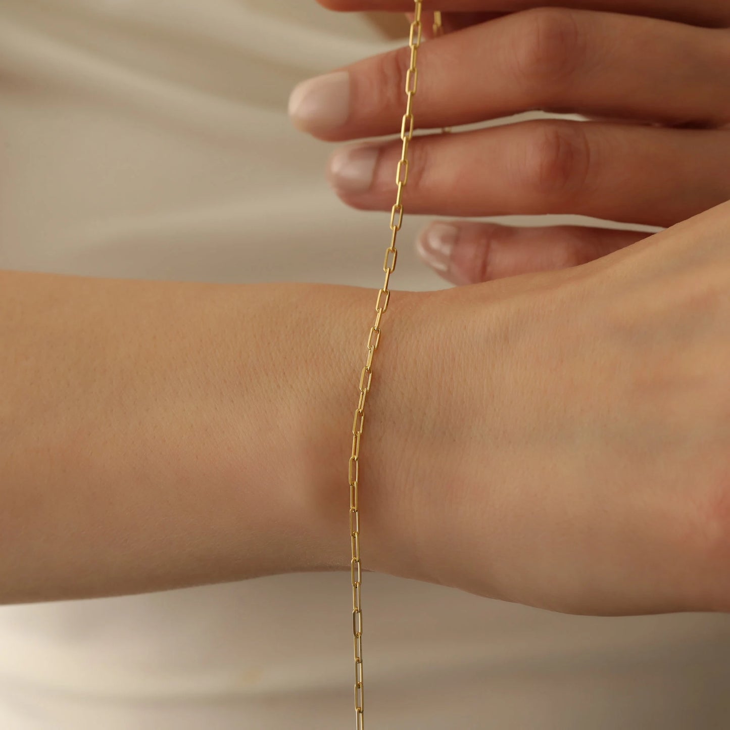 'Serenity' Paperclip Chain Bracelet